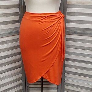 Women's Knit Wrap Skirt | Ava & Viv | 2X